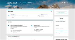 Desktop Screenshot of acuraclub.com